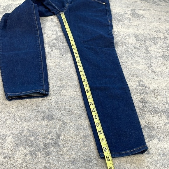 True Religion Halle Mid Rise Super Skinny Jeans Dark Wash Sz 31 - Picture 10 of 12